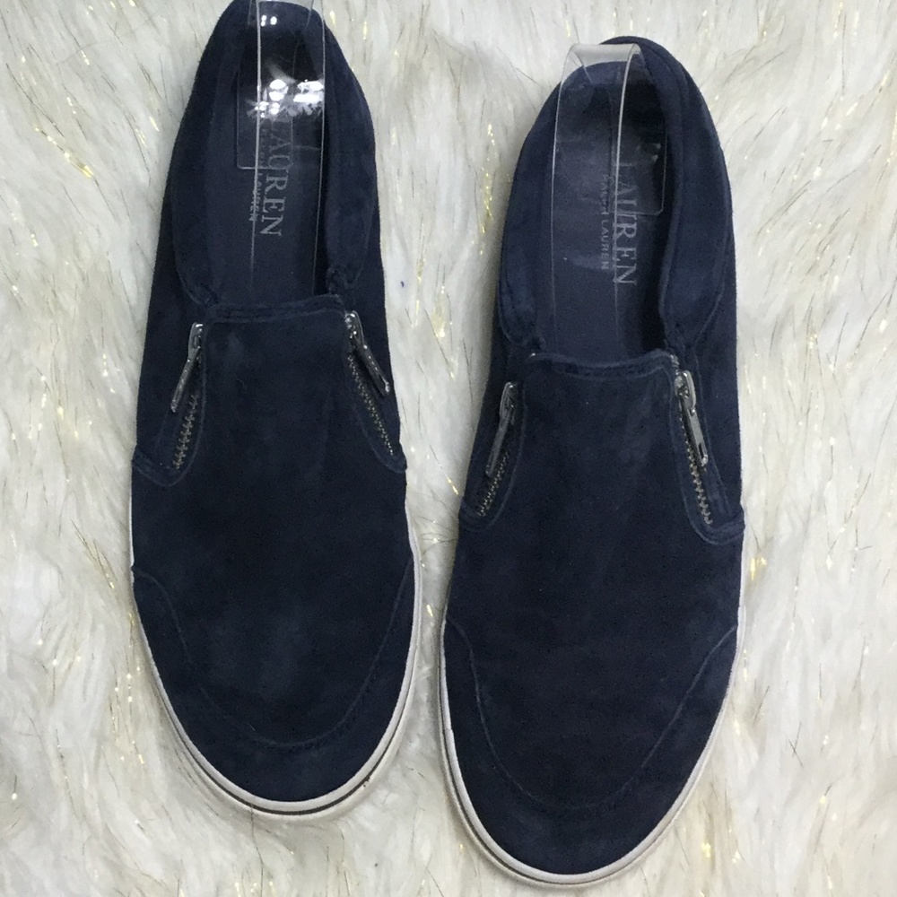 RALPH LAUREN Velvet  Jeorgia Sneakers Size 8.5 B